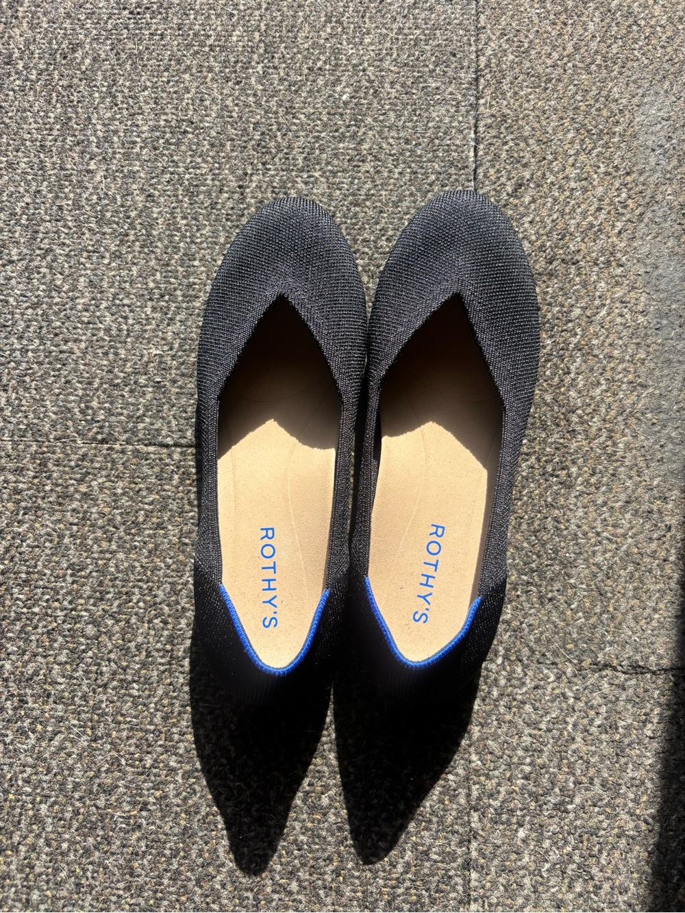 Rothy's Black daily flats